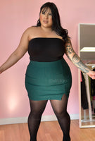 “Back To Me!” Thick -High Waist Plaid Skirt