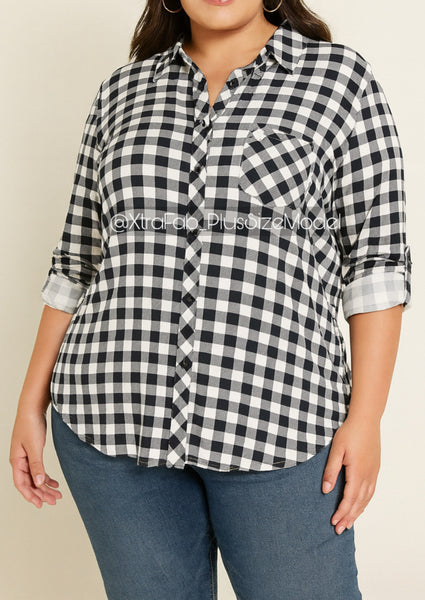 Buttery Soft- Flannel Blouse