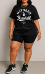 October BaseBall unisex Tshirt (Gillian Brand) small-6xl