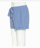 “Cannot Be Replaced” Self Tie Pull On Shorts w/Cuff (3 colors)