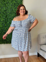 “Bouquet Of Daisys” Dress (blue)