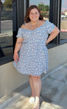“Bouquet Of Daisys” Dress (blue)
