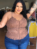 “Summer Vibe’n “  Crochet Top on the front, Cotton Spandex Back (3 colors)