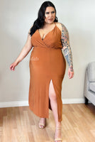 “ Ya Te Superé!” Premium Quality Dress (Caramel Color)