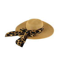 Leopard Print Floppy Summer Hat